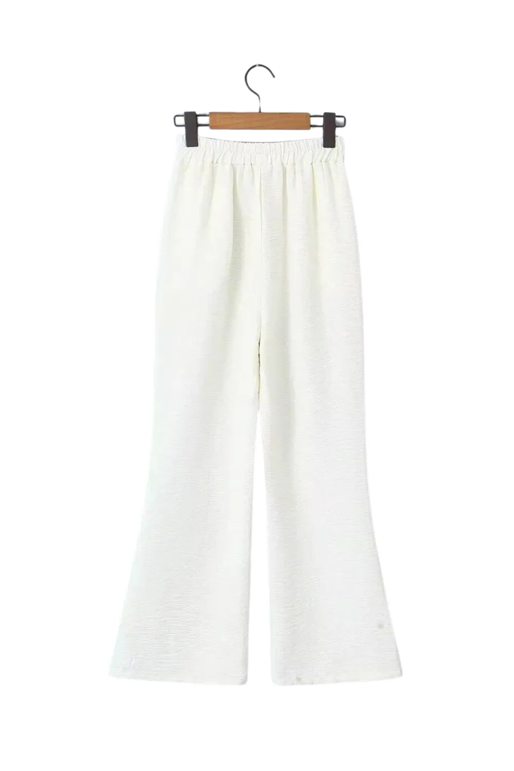 'Rica' Versatile Wrinkled Flared Trousers