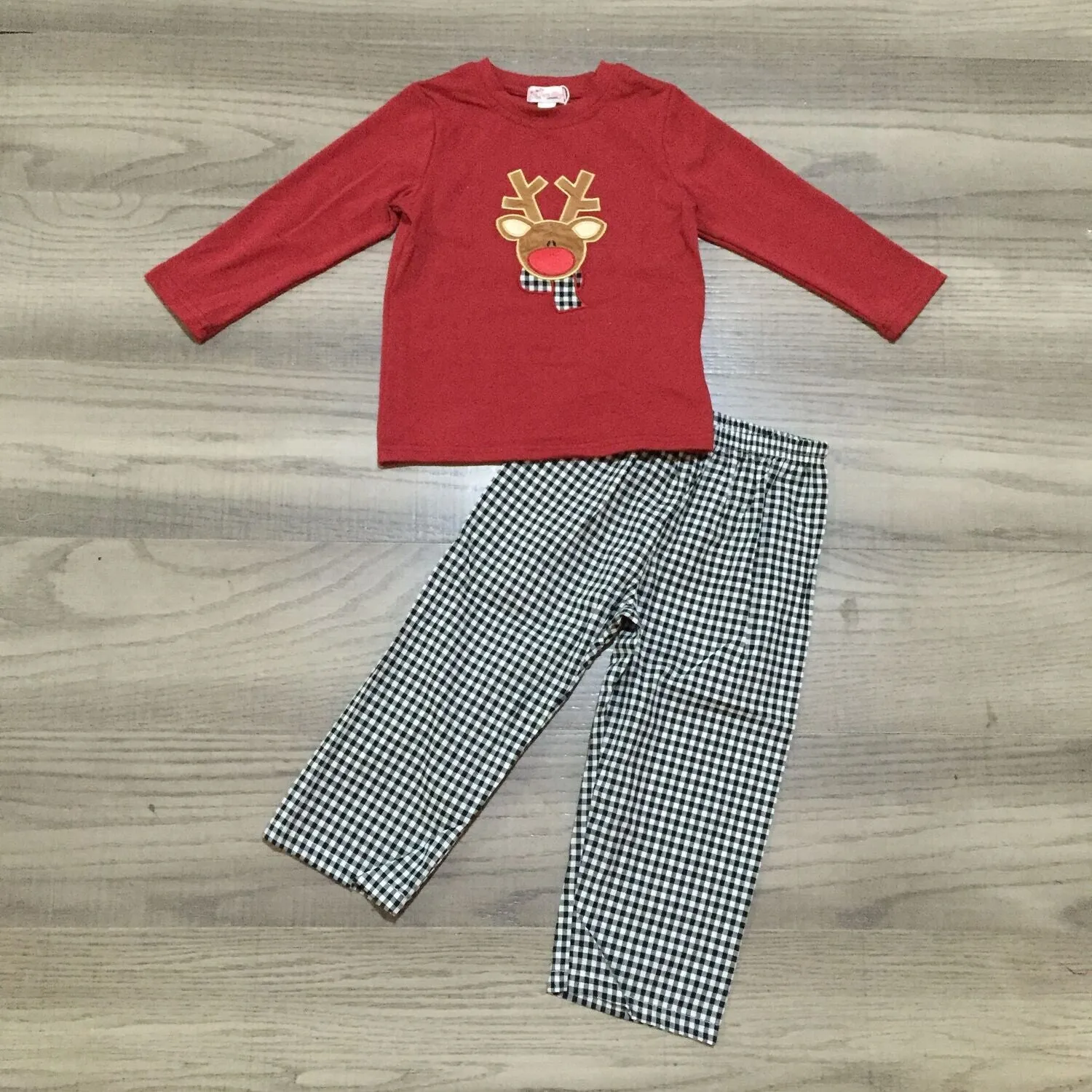 Ruby Reindeer 2-piece pant set