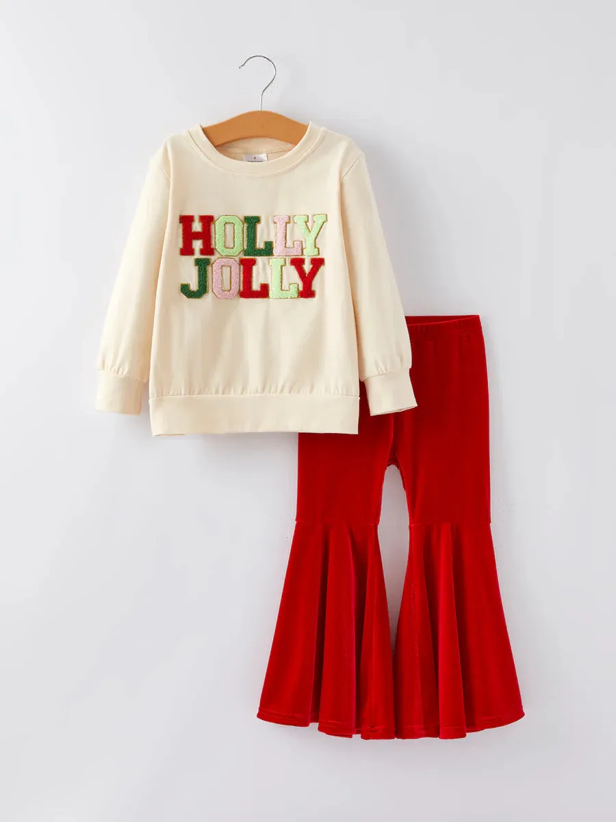 Rylee Faith Designs- "Holly Jolly" Two Piece Set (2-6)