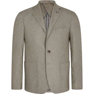 Saint Flanell Wool Blazer - LBR Light Brown