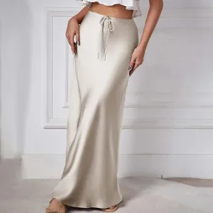 Satin Maxi Skirt