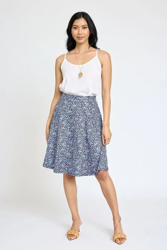 Secrete Garden Floral Midi Skirt