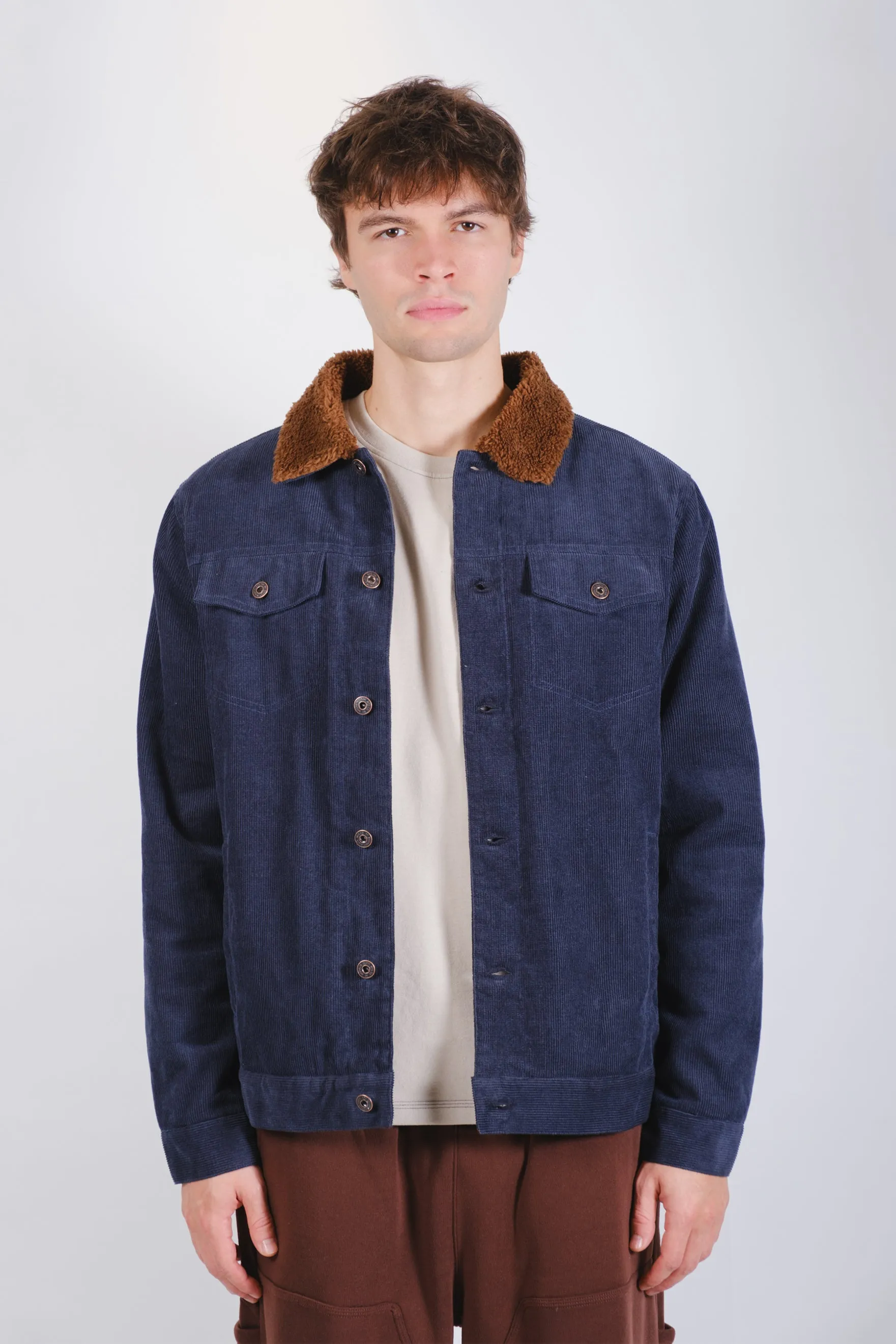 Sherpa Lined Cord Trucker