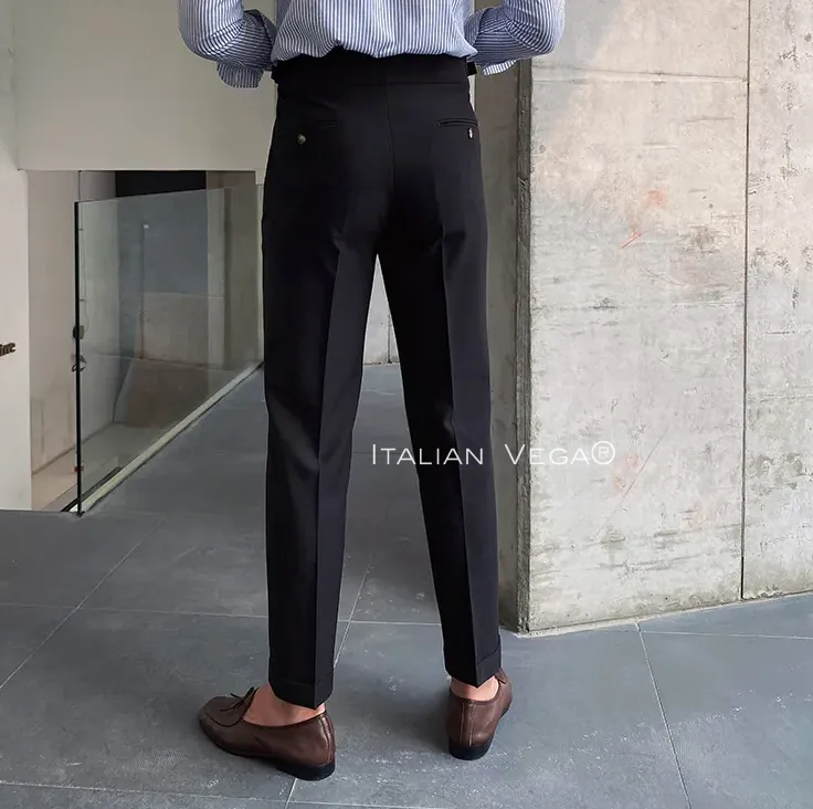 Signature Buttoned Gurkha Pants By Italian Vega™