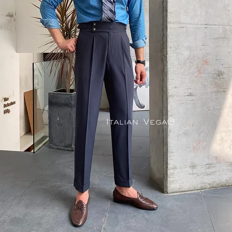 Signature Buttoned Gurkha Pants By Italian Vega™