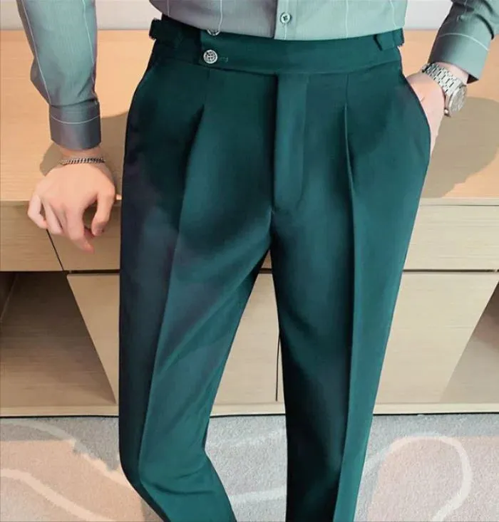 Signature Buttoned Gurkha Pants By Italian Vega™