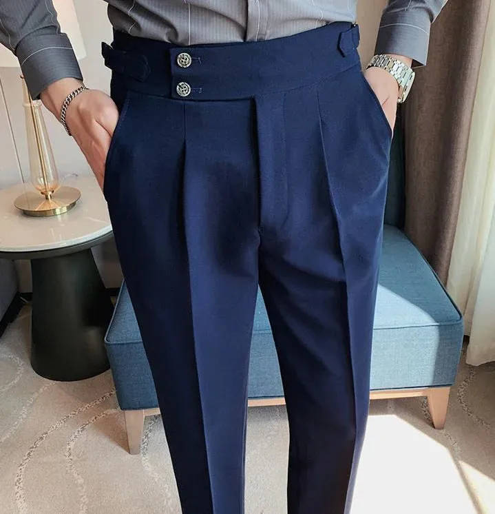 Signature Buttoned Gurkha Pants By Italian Vega™