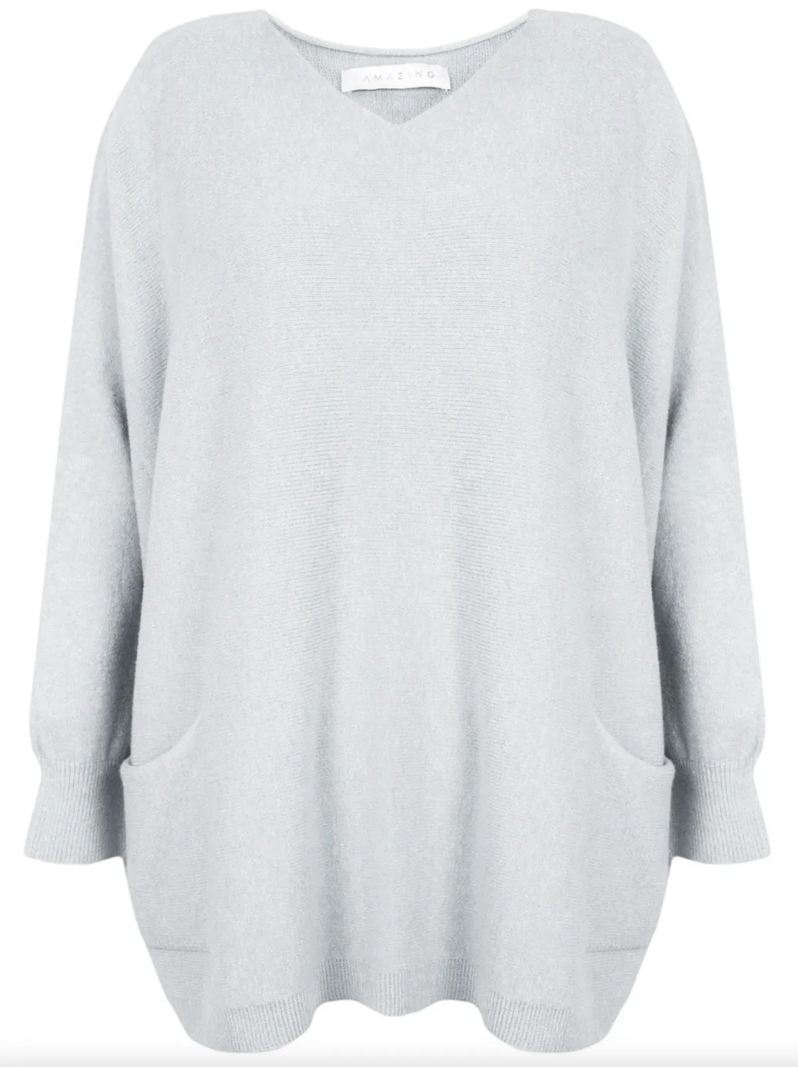 Silver Onesize Easy Sweater