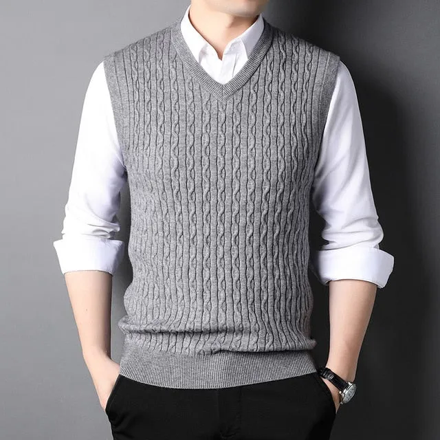 Sweater Pullover Knit Vest