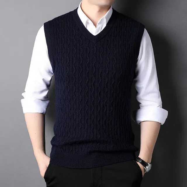 Sweater Pullover Knit Vest