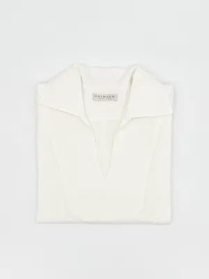 THE LINEN CAPRI SHIRT | ÉCRU