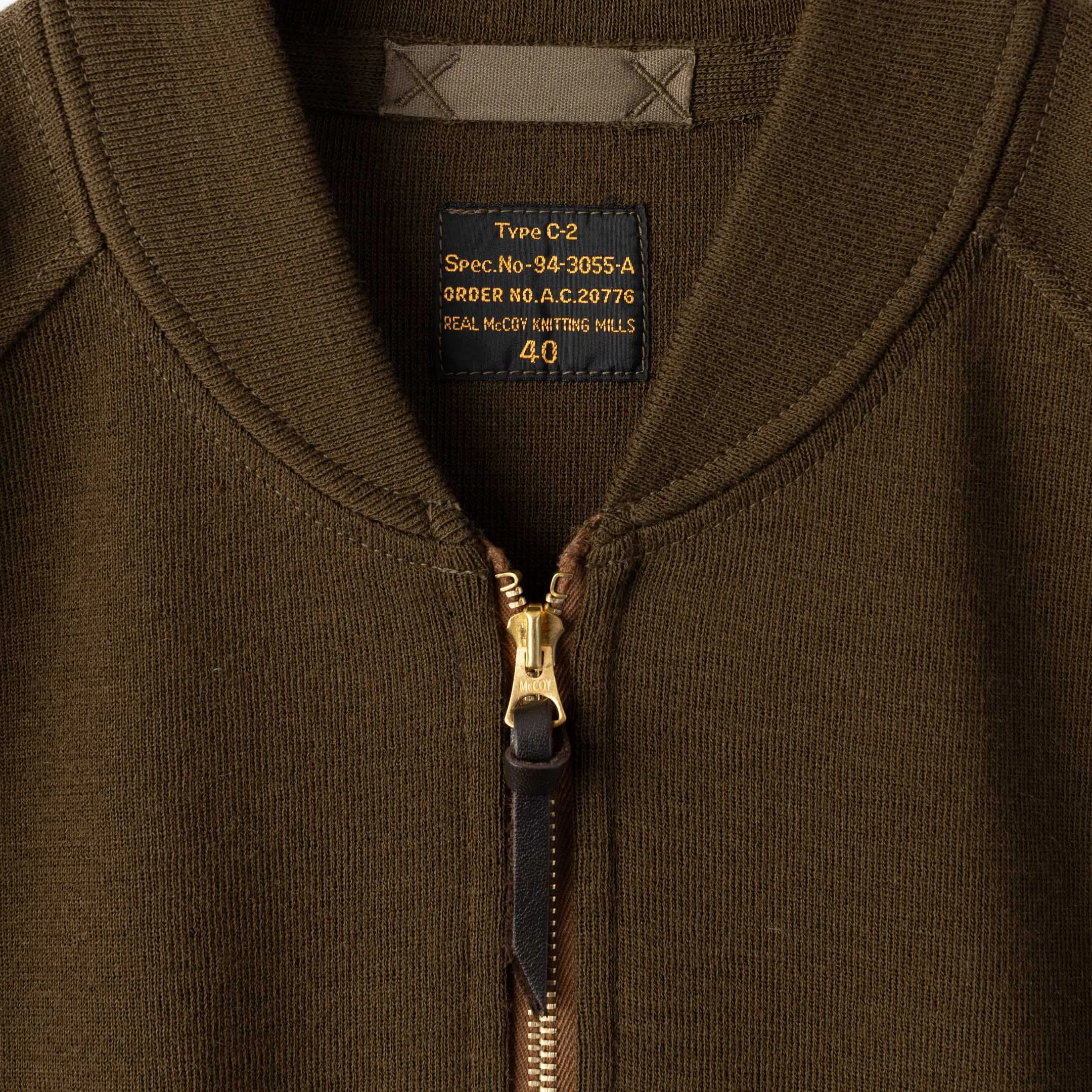 The Real McCoy's Vest, Flying Winter, Type C-2 Olive