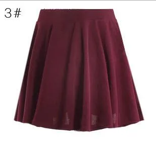 Various Colours Pleated Skirt