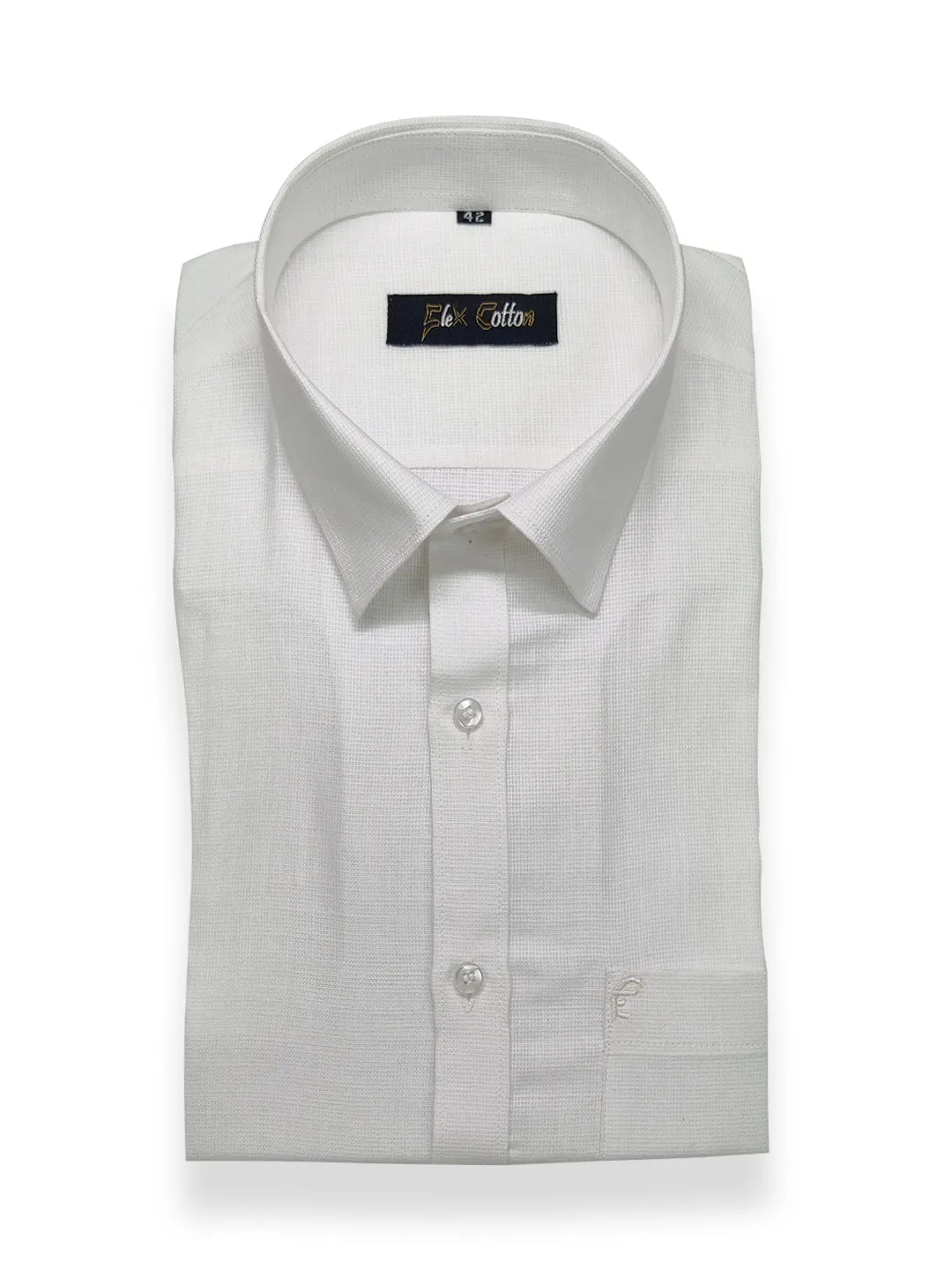 White Color Casa View Linen Shirt For Men's