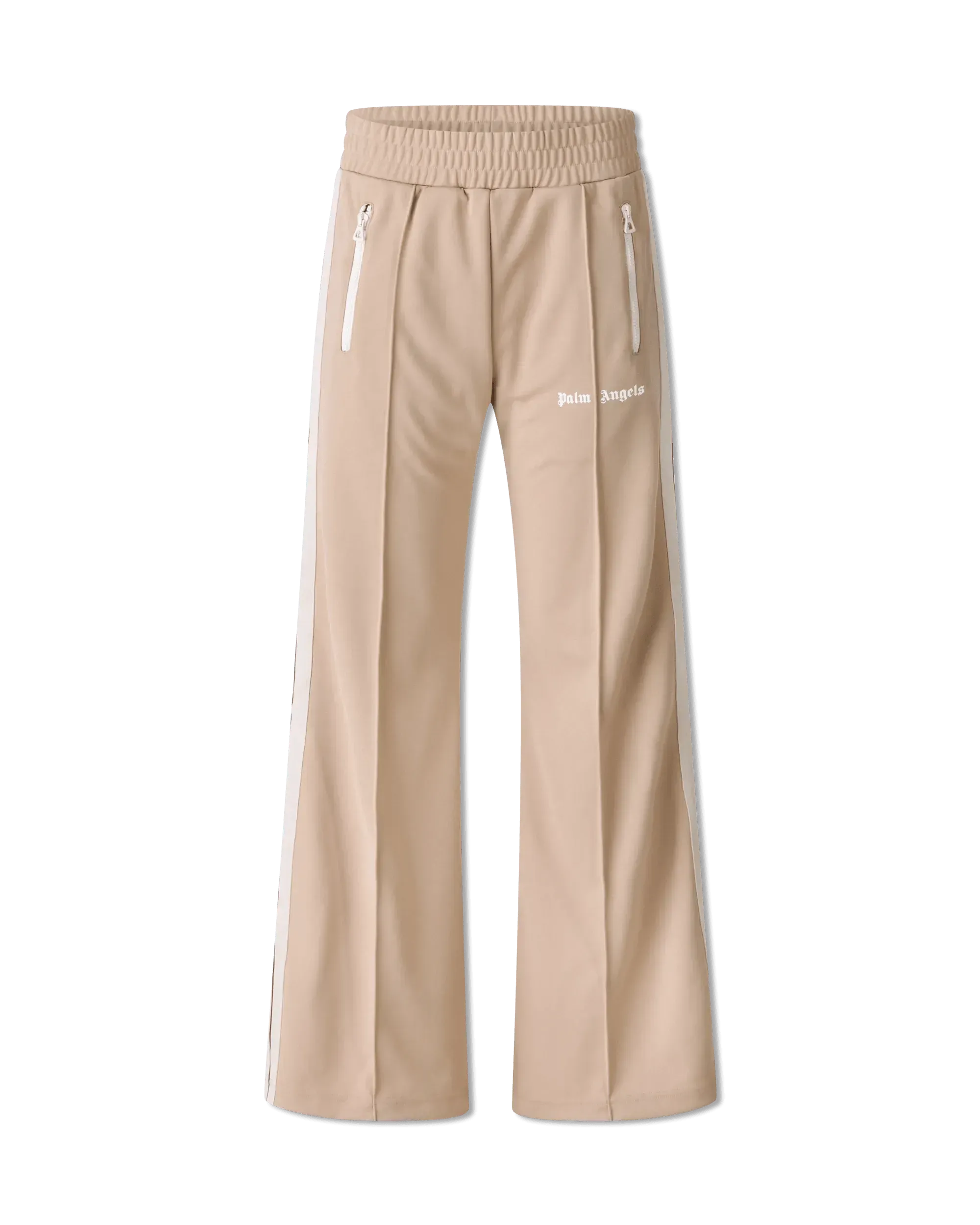 Wide-Leg Side Striped Track Pants