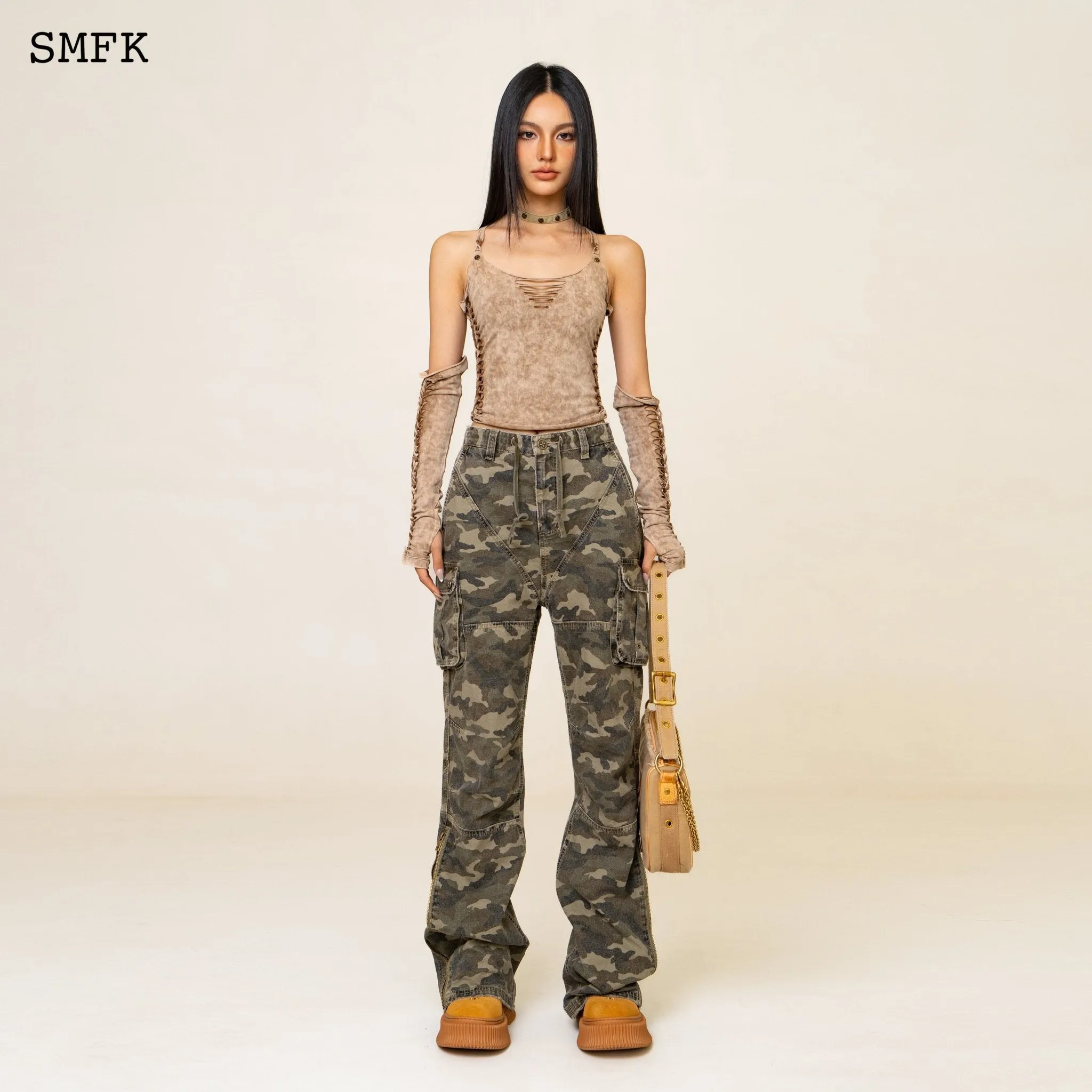 WildWorld Mermaid Camouflage Workwear Pants