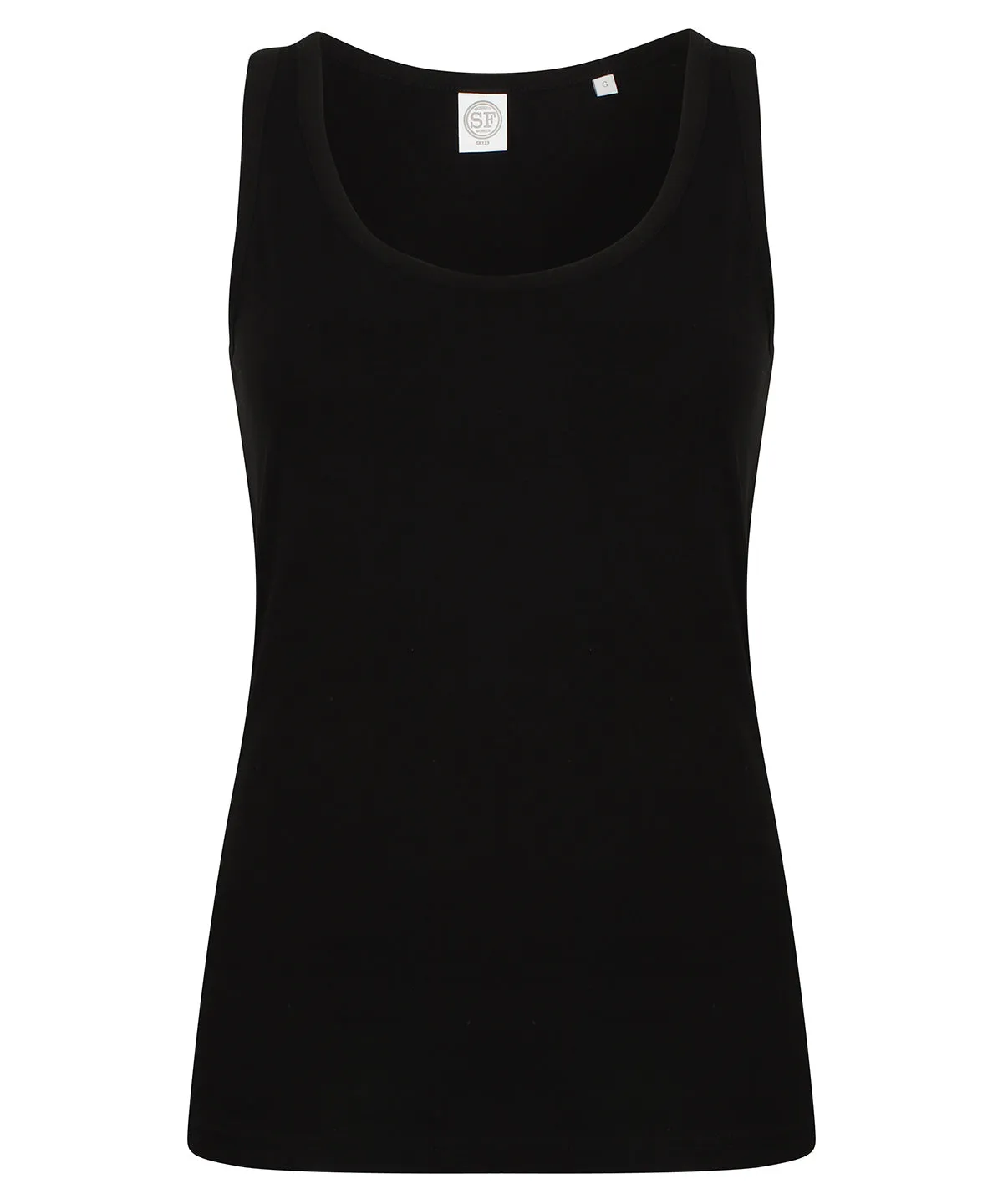 Womens feel good stretch vest | Black