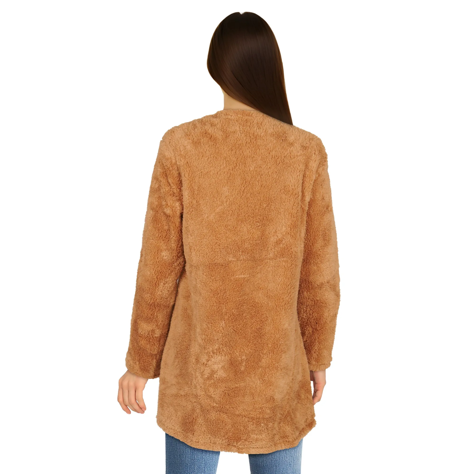 Women's Open Front Sherpa Jacket