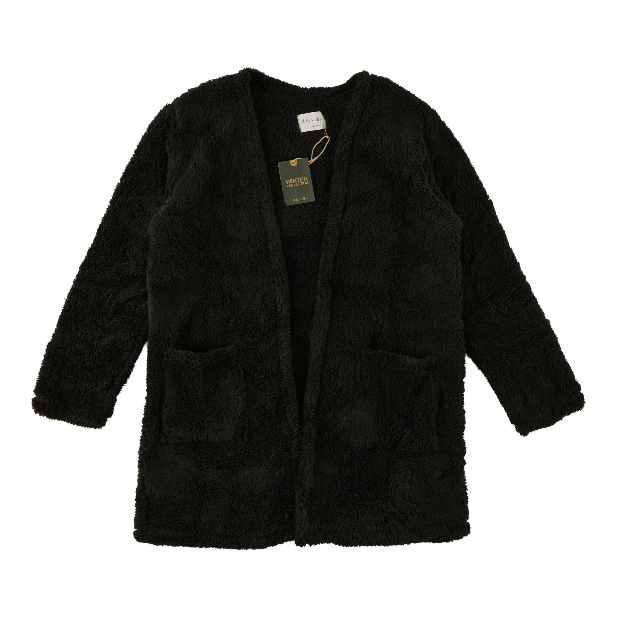 Women's Open Front Sherpa Jacket